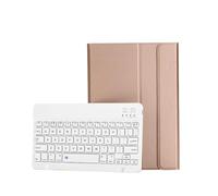 kuaijiexiaopu Detachable Regular/Tri Color Backlit Touch Keyboard Protective Case Suitable for Samsung Galaxy A11+(2025)/A9+/A9plus -11 inches(Keyboard+Golden)
