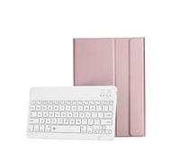 kuaijiexiaopu Detachable Regular/Tri Color Backlit Touch Keyboard Protective Case Suitable for Samsung Galaxy Tab S6 Lite 10.4 inch P610 2022(Keyboard+Rose Gold)