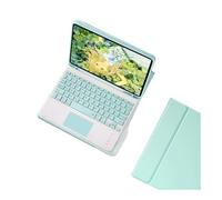 kuaijiexiaopu Detachable Regular/Tri Color Backlit Touch Keyboard Protective Case Suitable for Samsung Galaxy Tab S11 Ultra 14.6 inches 2025(Touch Keyboard+Green)