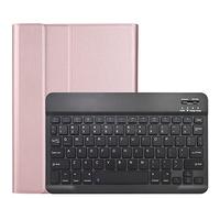 kuaijiexiaopu Étui à Rabat en Cuir PU avec Clavier Amovible et Support for Tablette Lenovo Tab M10 HD 2e génération 10,1 Pouces TB-X306X TB-X306F(Rose Gold Black)