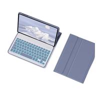kuaijiexiaopu Étui de Protection Amovible en Cuir avec Clavier rétroéclairé et Rabattable, Compatible avec la Tablette Huawei MatePad SE 10,4 Pouces (2022)(Purple+Backlit Keyboard)