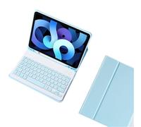 kuaijiexiaopu Étui en Cuir PU et TPU avec Emplacement for Stylo et Clavier Amovible Compatible avec Samsung Galaxy Tab S9 11 Pouces X710/X716B/X718U(Sky Blue+Keyboard)