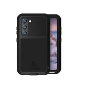 kuaijiexiaopu Étuis, Heavy Duty Rubber Shell Built-in Glass Protector, Waterproof Shockproof Aluminum Case Compatible with Samsung Galaxy S25 Ultra 6.9 inch(Noir)