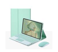 kuaijiexiaopu for Amazon Fire HD 10 2021 10,1 Pouce, écran de Clavier TouchPad Souris de Clavier Bluetooth sans Fil for Incendie Amazon HD 10 Plus(Green Touchpad Mouse)