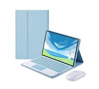 kuaijiexiaopu for Amazon Fire HD 10 2021 10,1 Pouce, écran de Clavier TouchPad Souris de Clavier Bluetooth sans Fil for Incendie Amazon HD 10 Plus(Blue Touchpad Mouse)