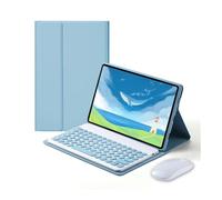 kuaijiexiaopu for Amazon Fire HD 10 2021 10,1 Pouce, écran de Clavier TouchPad Souris de Clavier Bluetooth sans Fil for Incendie Amazon HD 10 Plus(Blue Mouse)