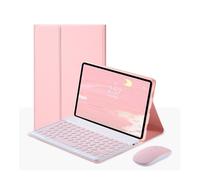 kuaijiexiaopu for Amazon Fire HD 10 2021 10,1 Pouce, écran de Clavier TouchPad Souris de Clavier Bluetooth sans Fil for Incendie Amazon HD 10 Plus(Pink Mouse)