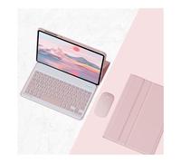 kuaijiexiaopu Housse de Clavier Amovible, étui en Cuir PU et TPU Compatible avec Xiaomi Pad 6/6 Pro 11 Pouces(Pink+Keyboard+Mouse)