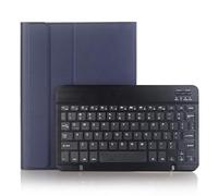 kuaijiexiaopu Housse de Protection Amovible en Cuir for Clavier, Compatible avec Samsung Galaxy Tab S7 T870/875 11 Pouces 2020(Bleu)