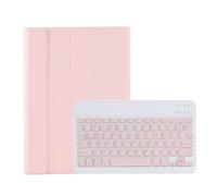 kuaijiexiaopu Housse de Protection Amovible en Cuir for Clavier, Compatible avec Samsung Galaxy Tab S7 T870/875 11 Pouces 2020(Rose)