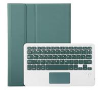 kuaijiexiaopu Housse de Protection Amovible for Clavier Tactile, étui de Protection à Rabat en Cuir Compatible avec Lenovo M10 3e génération 10,1 Pouces TB-328FU(Dark Green)
