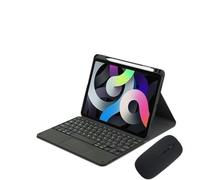 kuaijiexiaopu Silicone+Leather Protective Case with Pen Slot, Detachable Keyboard Suitable for Honor v7 Pro 11 inch(Black+Touch Keyboard+Mouse)