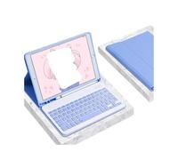 kuaijiexiaopu Tablet Protective Case with Keyboard and Mouse Set Suitable for iPad 11th Gen/10th Generation 10.9-inch Universal(Square Keyboard+Purple)