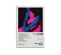 KUAILI Poster d'album Tv Girl Who Really Cares - Impression sur toile esthétique - Impression sur toile décorative pour salon, chambre à coucher - 30 x 45 cm - Style rétro