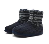KuaiLu Chausson Botte Homme Hiver Peluche Chaud Memoire Forme Pantoufle | Hommes Chausson Montant Laine Fourrure Doublure Charentaise Maison de Slippers Bottine Antidérapant Interieur Semelle