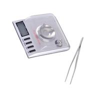 KUAIYIJU Balance numérique précise de 20 g/0,001 g pour bijoux, balance numérique avec poids d'étalonnage et pince à épiler