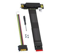 KUAIYIJU Câble d'extension PCIe vers M pour carte graphique 180/90 degrés