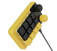 KUAIYIJU Claviers avec 12 touches programmables LED, deux boutons de contrôle et fonctionnalité pour les jeux et le travail