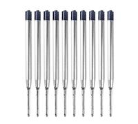 KUAIYIJU Lot de 10 recharges de stylo à bille en métal de 1,0 mm