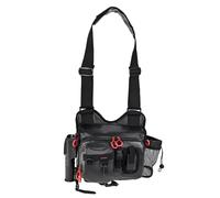KUAIYIJU Organisateur de leurres de pêche Sacs à dos Sac de pêche Portable Sac de pêche en bois Sac de transport pour leurres de crevettes