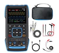 KUAIYIJU Oscilloscope portatif générateur de signaux double canal 250 MSa/s taux d'échantillonnage 50 MHz bande passante voltages multimètre