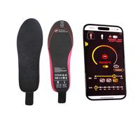 KUAIYIJU Semelles chauffantes électriques rechargeables chauffe-pieds pour le ski, la randonnée, coussin chauffant électrique pour chaussures coupées en différentes tailles