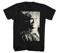 KUAKEMAOSHA Billy Idol Photo Black Adult Mens T-Shirt Size L