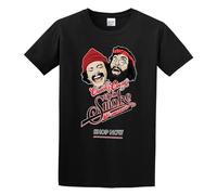 KUAKEMAOSHA Cheech and Chong Up in Smoke Mens Cotton Tshirt Size L