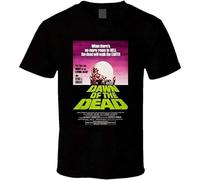 KUAKEMAOSHA Dawn of The Dead 70'S Cult Horror Movie Mens T-Shirt Size L