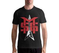 KUAKEMAOSHA Thomlarryca Michael Schenker Leisure Cotton T Shirts for Men Black Size L