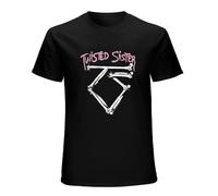 KUAKEMAOSHA Twisted Sister Bone Mens Cotton Tshirt Size XL