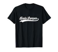 Kuala Lumpur Malaisie Vintage Cursive City Name Vacation T-Shirt