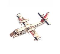 KUANDARMX Puzzle Puzzle en Bois 3D, Bricolage assemblé Type d'avion Puzzle Artisanat en Bois Faisant Outil Puzzle en Bois modèle Cadeau de Voiture pour Adultes débutants Présent, F