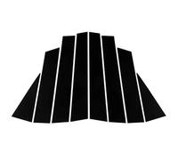 KUANDEDIAN Garniture de Pilier Fenêtre Porte Voiture pour Nissan Qashqai J11 2016-2022, Central B Poteaux de Pilier Garnitures Moulage Autocollants Protection,A/Glossy Blacck