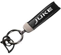 KUANGMEIX Porte-clés de Voiture pour N-issan Juke,avec Porte-clés Homme Femme Cadeau Familial Accessoires de Voiture,a-Black