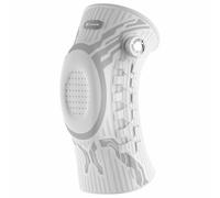 Kuangmi Genouillère Réglable par Bouton Mécanique - Compression pour Stabilité, Soulagement Douleur, Sport et Usage Quotidien W-L-2XL