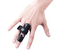 Kuangmi Manchon de doigt Soutien Protecteur Empeche les blessures aux doigts pendant les sports 1 pièce,Black XXL