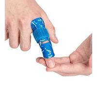 Kuangmi Manchon de doigt Soutien Protecteur Empeche les blessures aux doigts pendant les sports 1 pièce,Blue S/M