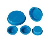 KUARWDVF Bouchons de Couverture de Boulon d'écrou, Bouchon de Tuyau en Plastique Bleu, Bouchon Anti-poussière, Protection, vidange étanche sans Couture, 10 pièces(XGD165)