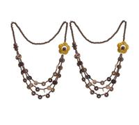KUATBVL Bijoux de filles 2pcs Collier de perle de coco coco