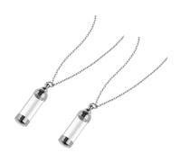 KUATBVL Bijoux de Filles 2pcs Pet Urn Collier Pendeur Pendre pour Collier de Cendres Savouinage Élégant