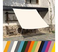 KUAW Confidentialité Écran Jardin 3x5.5M pour Jardin Balcon Terrasse Camping en Plein Air Vent Barrière Film de Protection Protection UV Contre Les Intempéries, Blanc