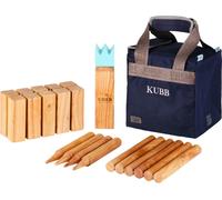 KUBB / KUBB suédois - Compact dans un sac soigné Eco bois dur d'Inde