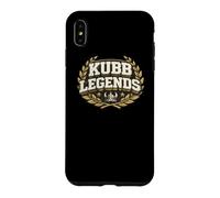 Kubb Legends Cadeau drôle de Joueur de Jeu d'échecs Viking Coque pour iPhone XS Max