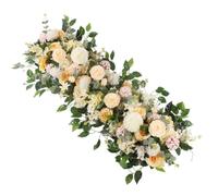 Kubdgfhil 100 cm d'arc de Mariage Arc Arrange Floral Simulé de Mariage Décorations Murales Florales B