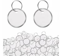 Kubdgfhil 180 Étiquettes Porte-Clés Rondes en Papier avec Anneaux Fendus, 3,1 Cm, Inscriptibles, pour Clés et Bagages