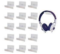 KUBDPQOR 15 Pièces Crochets de Chapeaux, Porte Casquette Mural pour Divers Chapeaux, Porte de Casquette, écouteurs, Foulards, Colliers, Accessoires pour Cheveux, Blanc