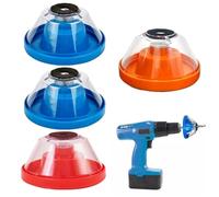 KUBDPQOR Perceuse Electrique Couvercle Anti Poussière 4 Pièces Cache Poussière pour Perceuse électrique Convient pour Collecter la Poussière Lors du Perçage pour Empêcher la Poussière Voler Autour