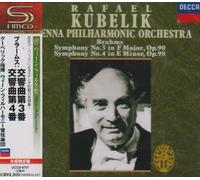 Kubelik/Vpo - Brahms: Symphonies No. 3 & 4 [SH [Import]