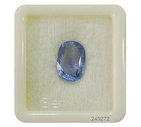 KUBER GEMS Pierre Saphir Bleu 12,25 Ratti Pierre précieuse de qualité supérieure Ceylan Terre Saphir Bleu (Neelam/Nilam) Pierre précieuse lâche pour hommes et femmes, Neelam naturel, saphir bleu